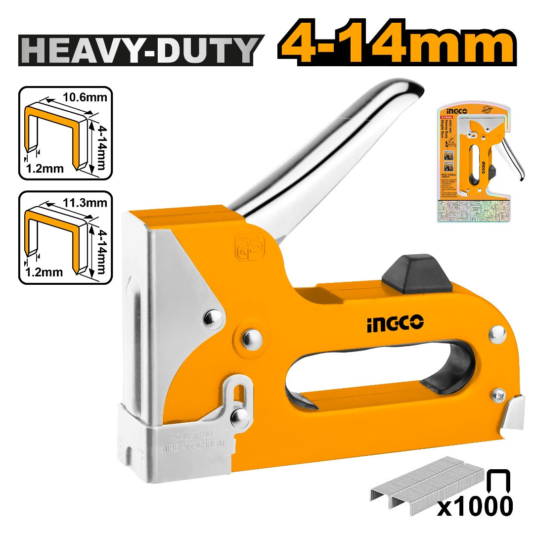 INGCO HEAVY DUTY 2 IN 1 STAPLE GUN