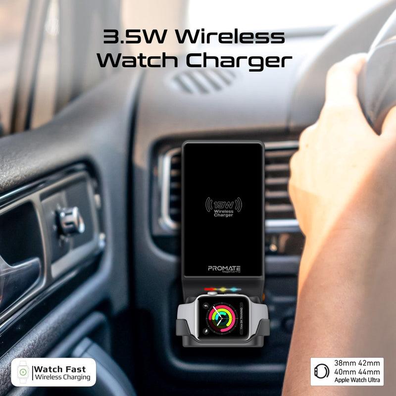 Promate Car Charger MagDrive-Trio.Black PRO-CC-MagDrive-Trio.Black