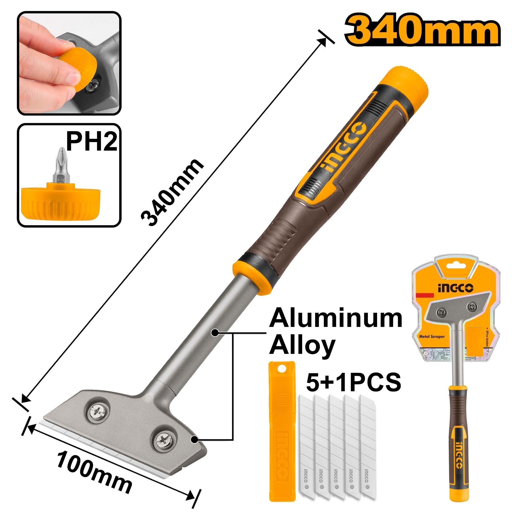 INGCO METAL SCRAPER HGS3088