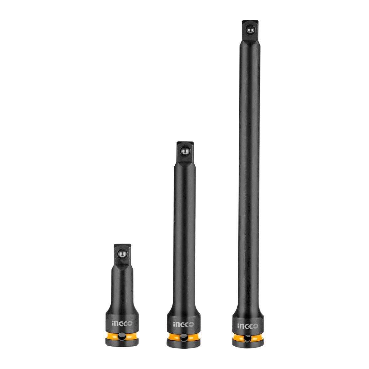 INGCO 3 PCS 1/2"DR. IMPACT EXTENSION BAR SET HKISEB12031
