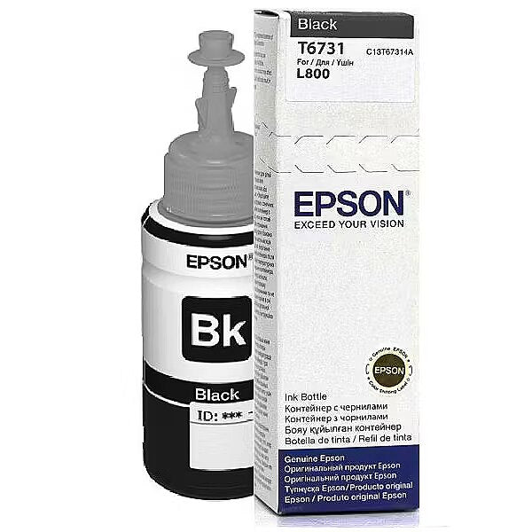 EPSON T6731 BLACK INK BOTTLE 70ml