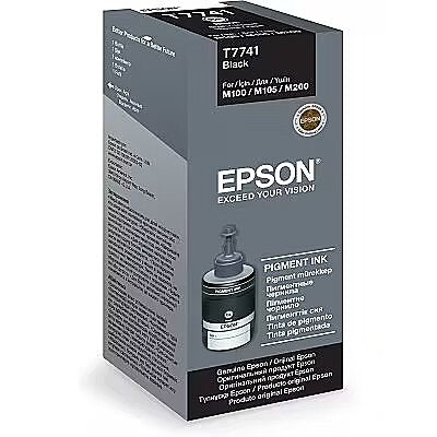 EPSON T7741 PIGMENT BLACK INK BOTTLE 140ML (L655, L1455)