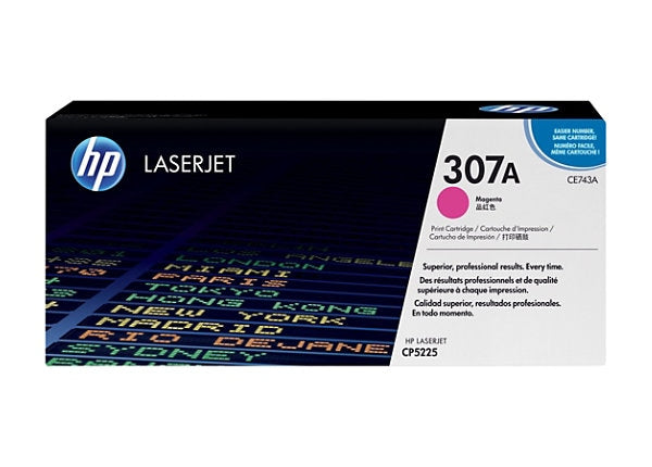 HP 307A Magenta Original LaserJet Toner Cartridge CE743A