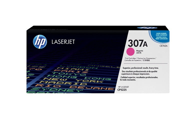HP 307A Magenta Original LaserJet Toner Cartridge CE743A