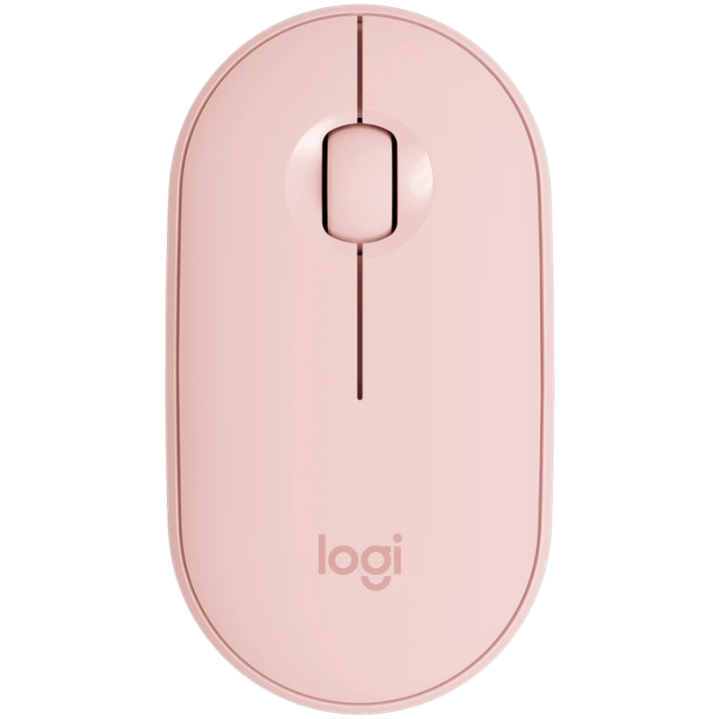 Logitech M350S Pebble 2 Bluetooth Mouse - Tonal Rose - DONGLELESS