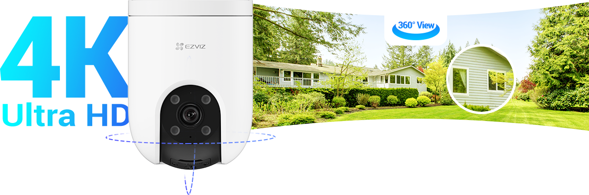 EZVIZ Pan & Tilt Wi-Fi Camera 4K 8MP