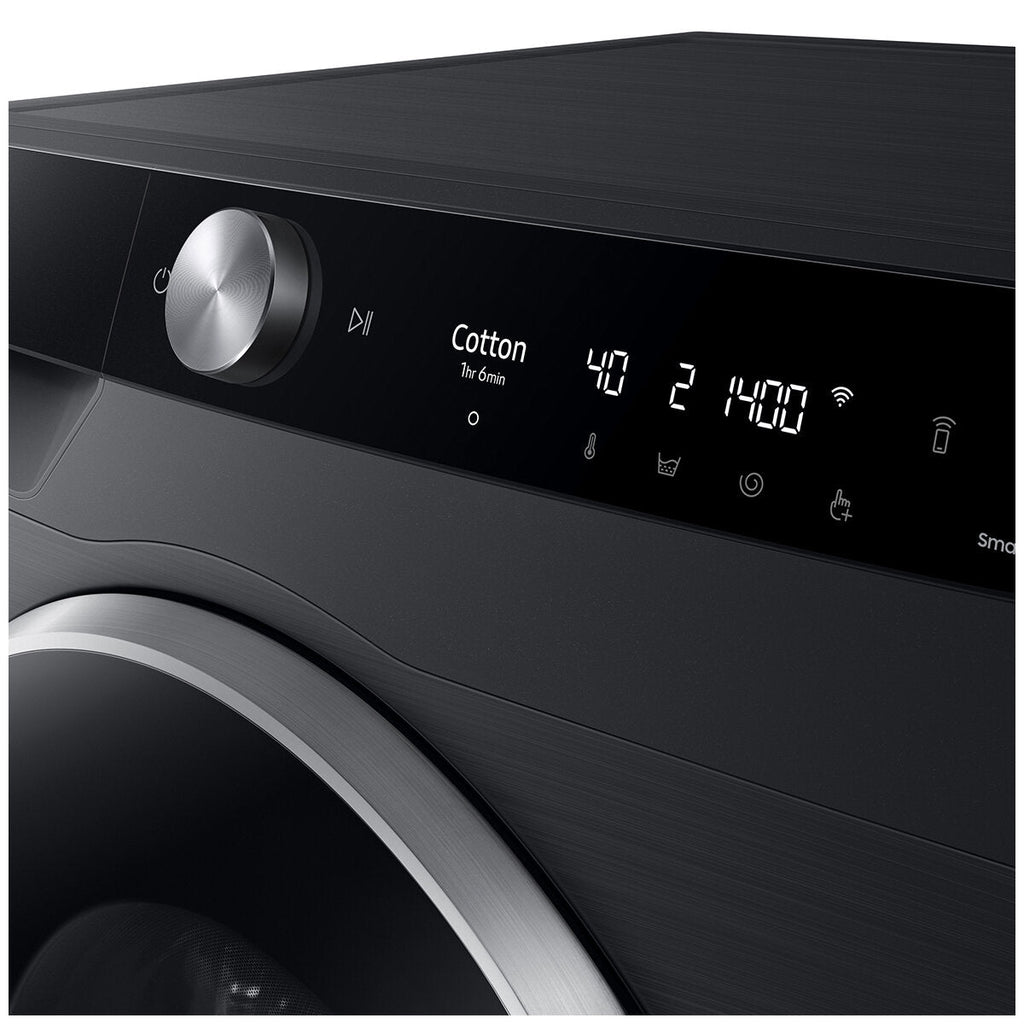 SAMSUNG WASHING MACHINE FRONT LOADING 11KG AI CONTROL BLACK CAVIAR WW11CG604DLBNQ