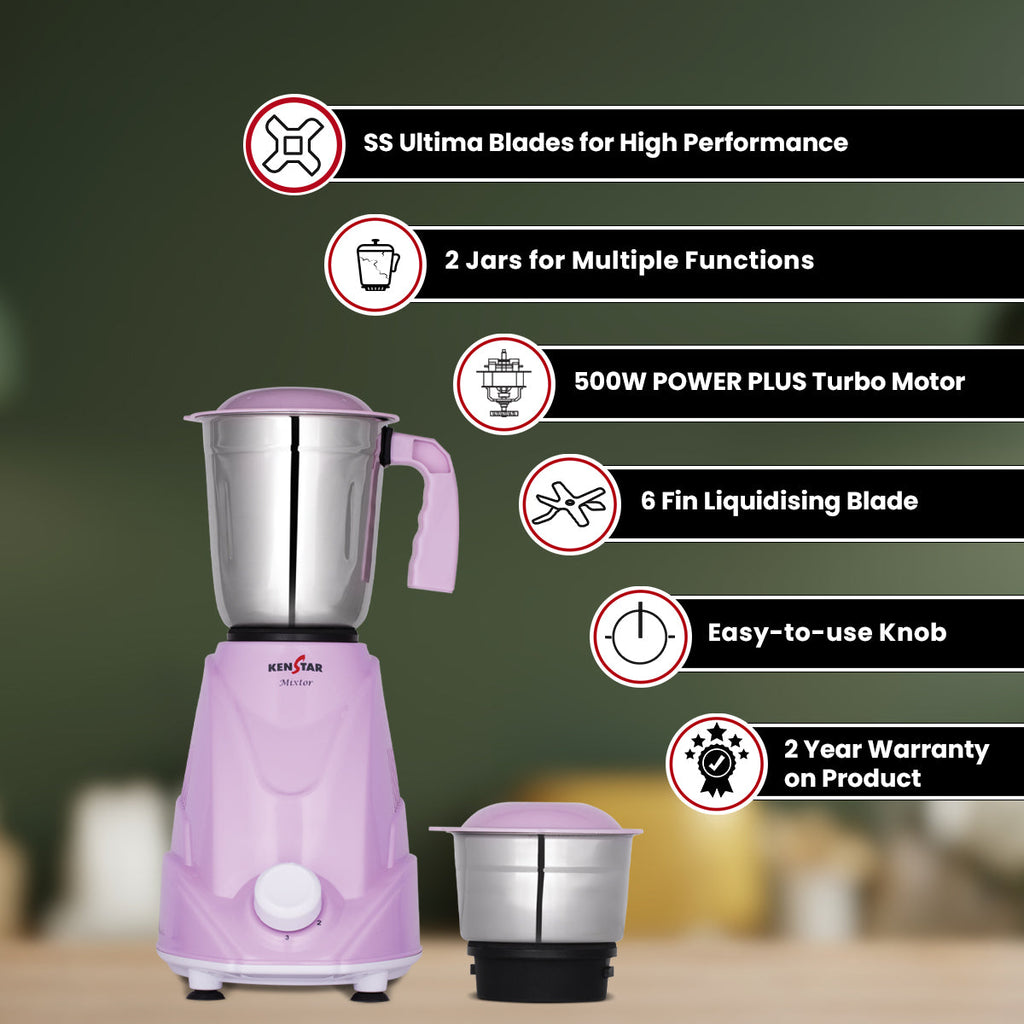 KENSTAR MIXER GRINDER TUFEE 500W