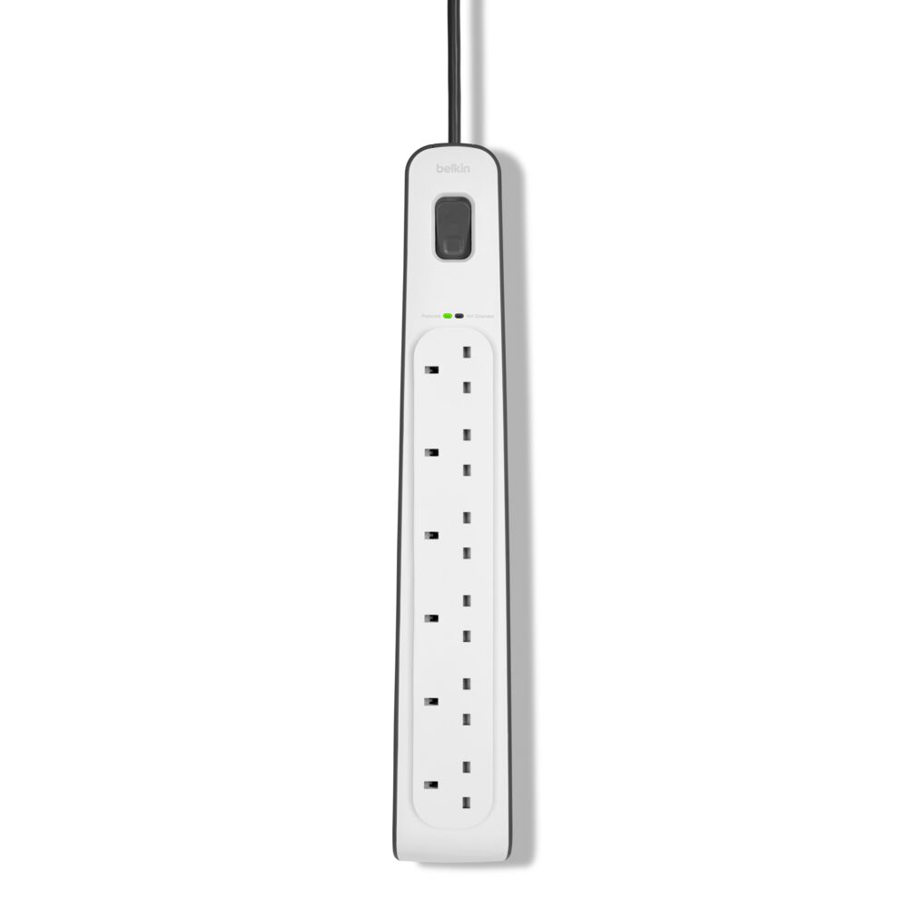 BELKIN 6-OUTLET SURGE PROTECTION STRIP BSV603AF2M