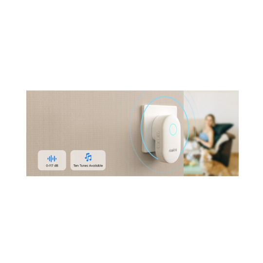 Reolink Smart 5MP 2K+ Wired PoE Video Doorbell with Chime