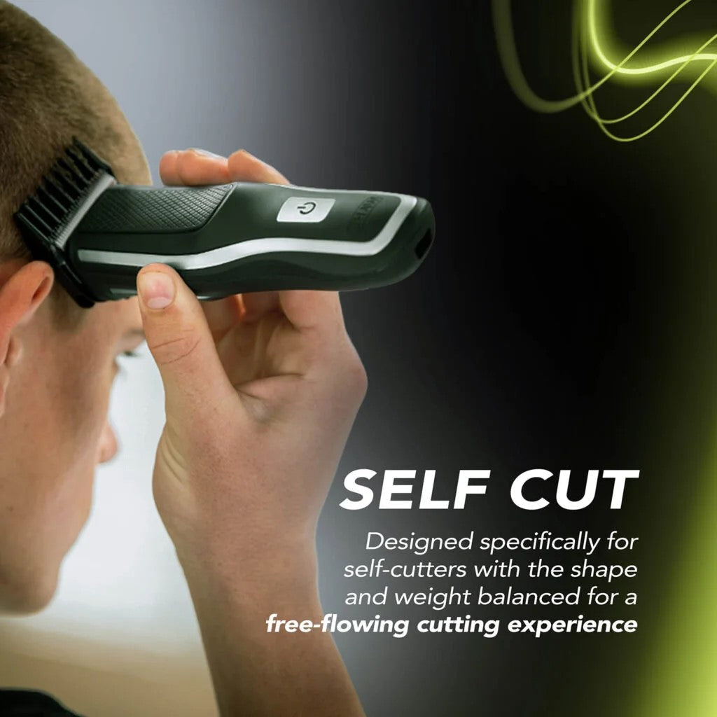 WAHL C/C SELF CLIP BLK/SLVR USB - A TYPE
