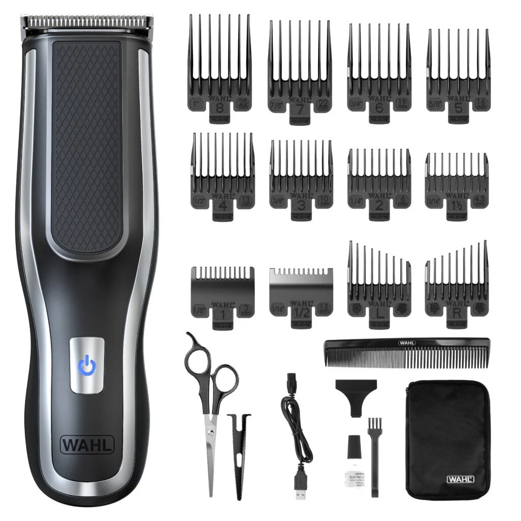 WAHL C/C SELF CLIP BLK/SLVR USB - A TYPE