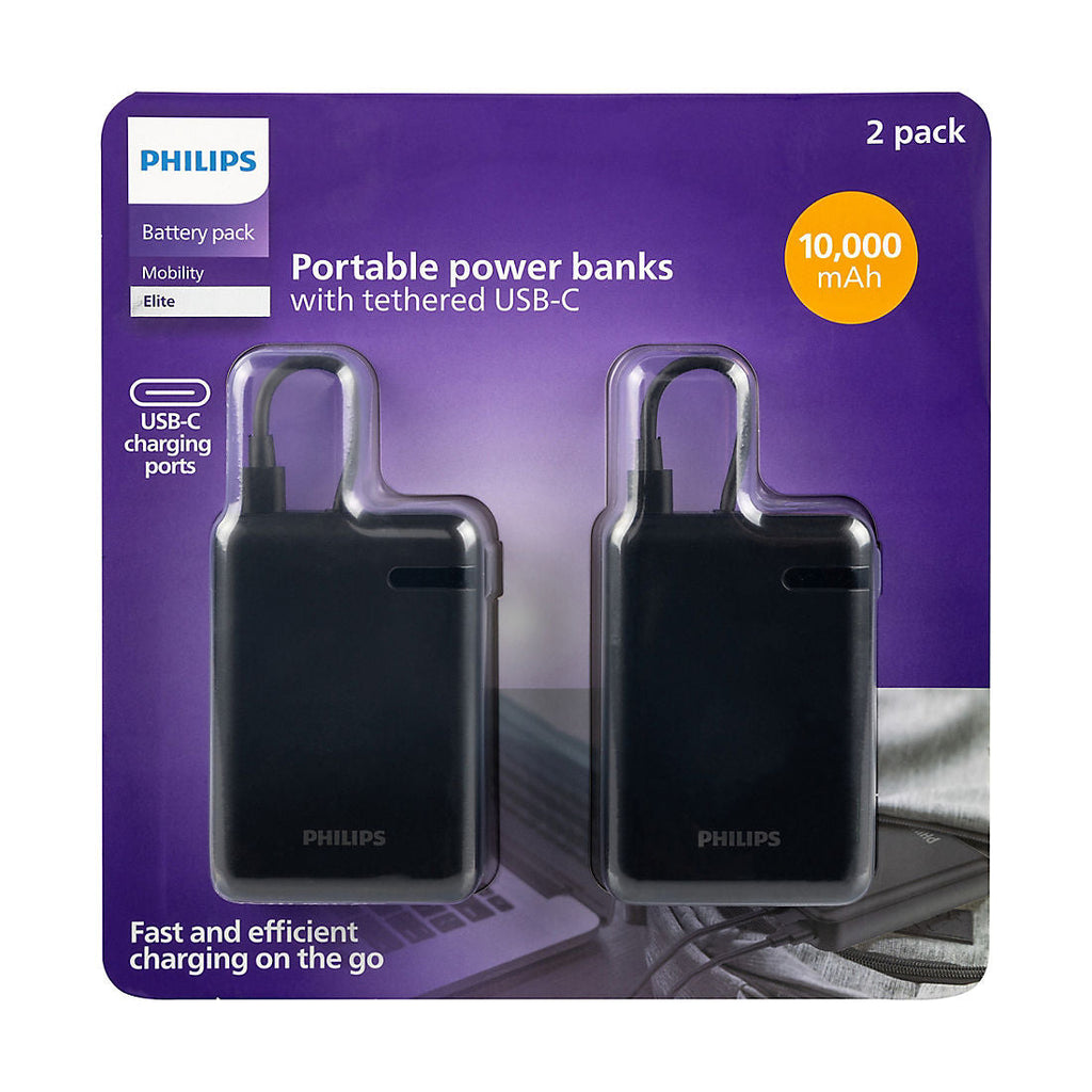 Philips Battery Pack 10000 mAh 4 Outputs PBK-PLP-DLP2228CB/00
