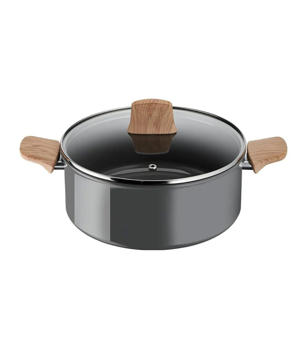 TEFAL RENEW CERAMIC STEWPAN 24CM WITH LID C4253213 RENSA24