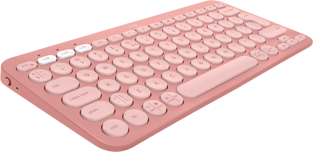 Logitech K380S Multi-Device Bluetooth Keyboard - Tonal Rose - US INT'L