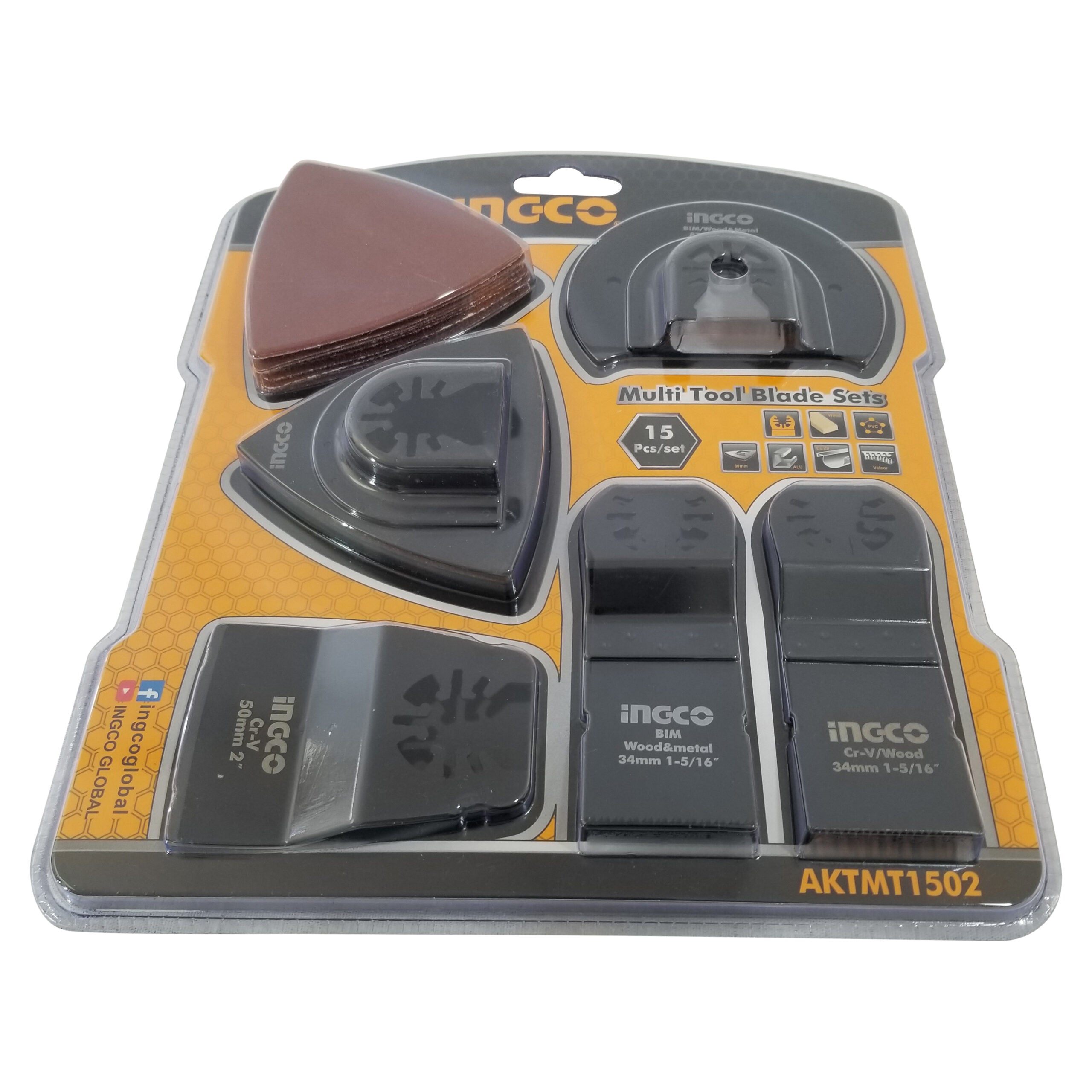 INGCO MULTI TOOLS BLADE SETS AKTMT1502
