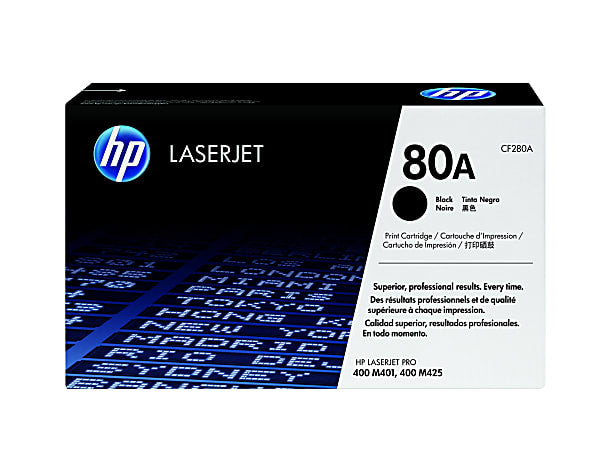 HP 80A Black LaserJet Toner Cartridge