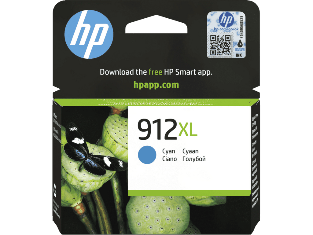 HP 912XL High Yield Cyan Original Ink Cartridge