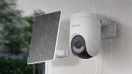 EZVIZ Lite Battery-Powered Pan Bundle with Solar Panel Camera 2K+ 4MP