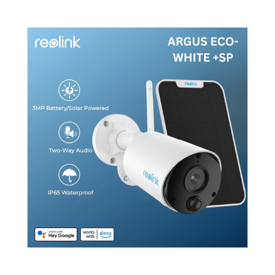 Reolink Argus Eco 3MP 4K Battery WiFi Security Camera