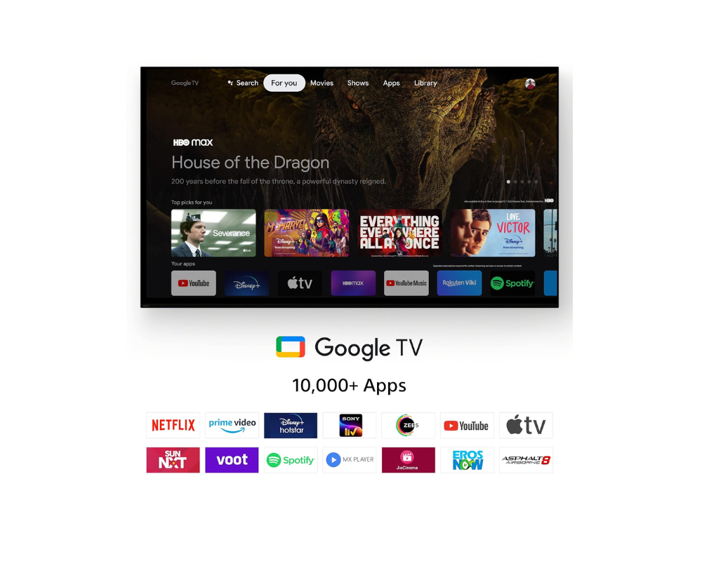 Sony Bravia 210 cm (83 inches) XR Series 4K Ultra HD Smart OLED Google TV XR-83A80L