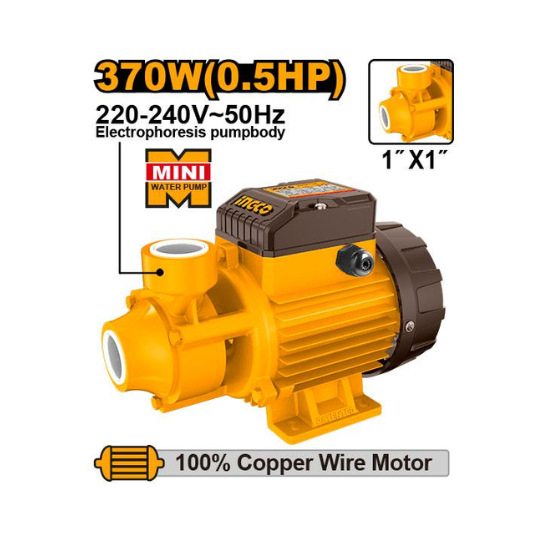 INGCO WATER PUMP  MAX FLOW 30L\MIN 0.5 HP