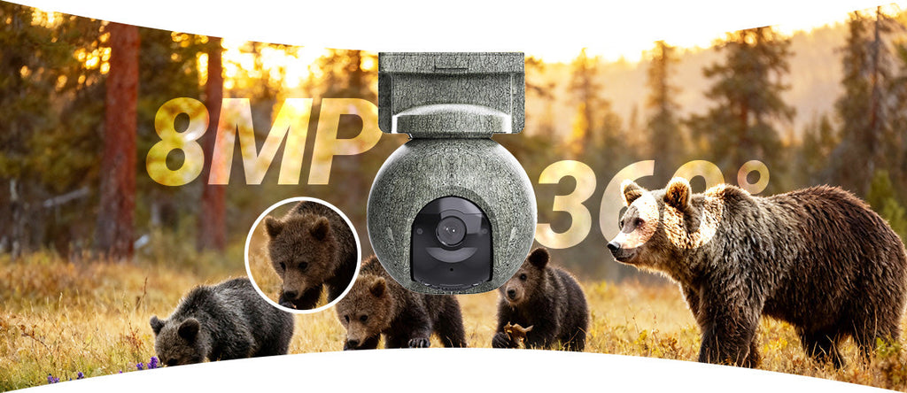 EZVIZ Camera Bundle with Solar Panel WIFI & 4G 4K 8MP EB8-PRO-4G