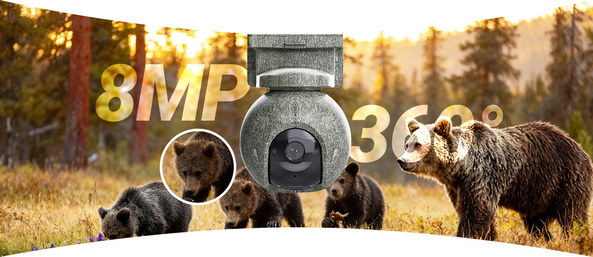 EZVIZ Camera Bundle with Solar Panel WIFI & 4G 4K 8MP EB8-PRO-4G