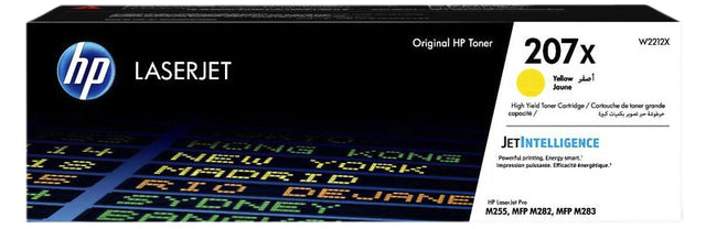 HP 207X Yellow LaserJet Toner Cartridge
