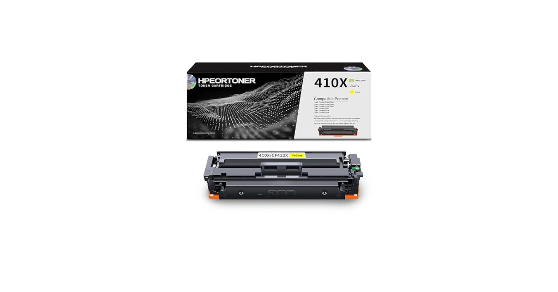 HP 410X High Yield Yellow Original LaserJet Toner Cartridge