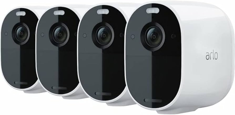 Arlo Pro 4 Spotlight Camera - 2K Video with HDR Wire-Free Security Camera –2 camera pack VMC4250P-100APS