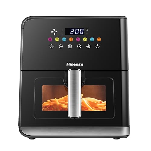 HISENSE 5L AIR FRYER-COLOR DISPLAY-VISIBLE WINDOW