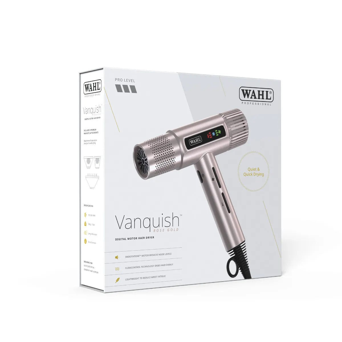 WAHL HAIR DRYER WAHL VANQUISH ROSE GOLD UK