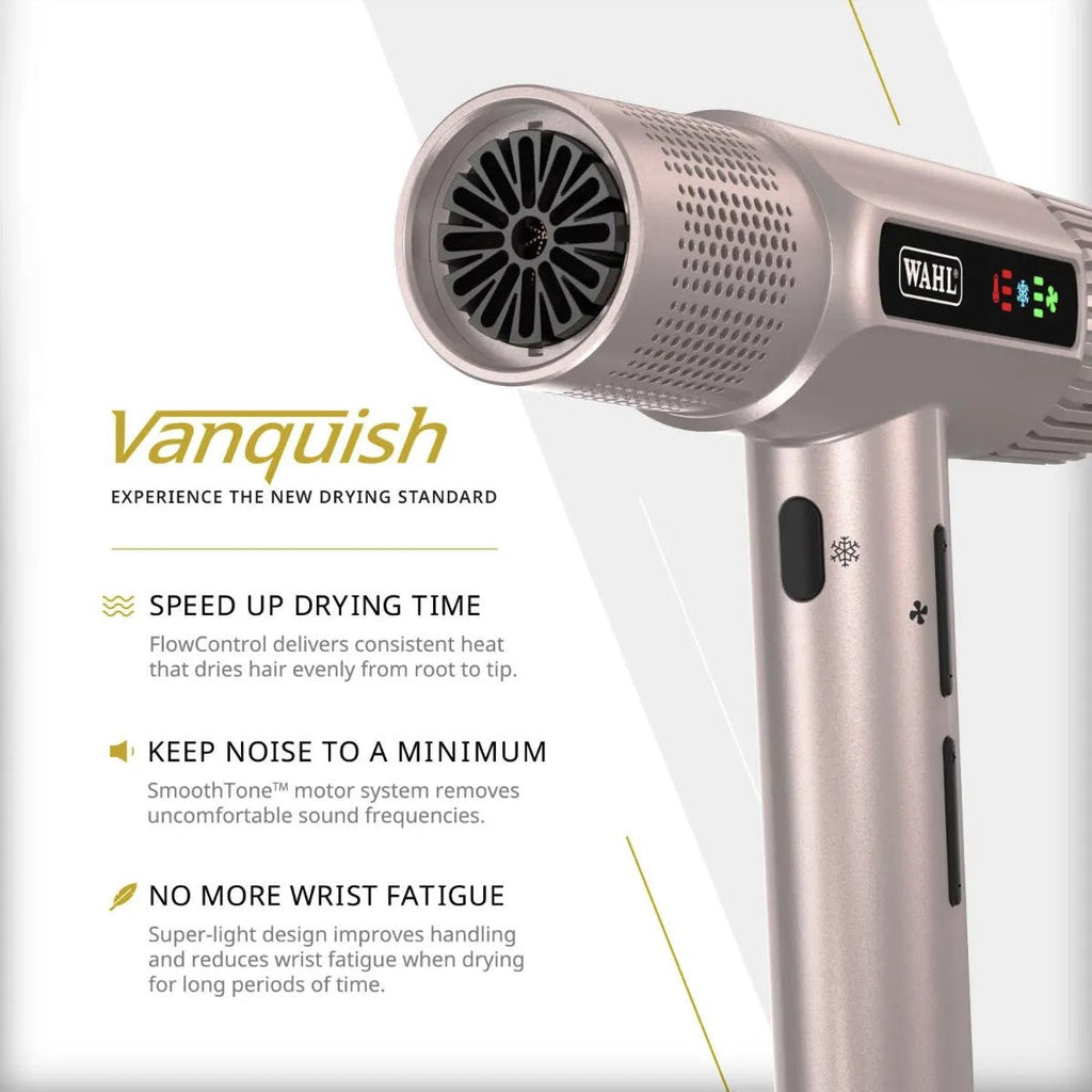 WAHL HAIR DRYER WAHL VANQUISH ROSE GOLD UK