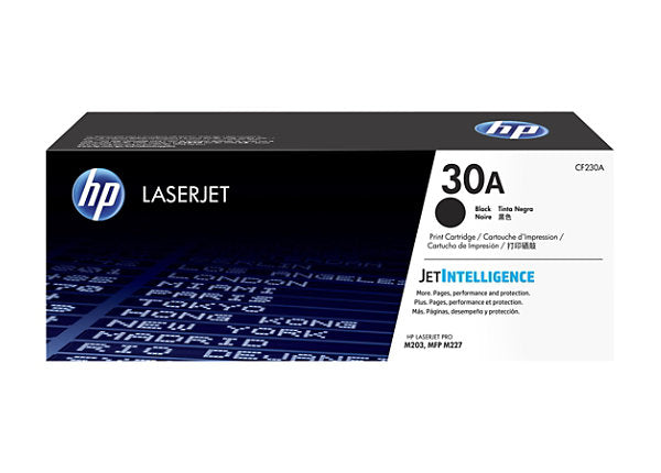 HP 30A Black Original LaserJet Toner Cartridge (CF230A)