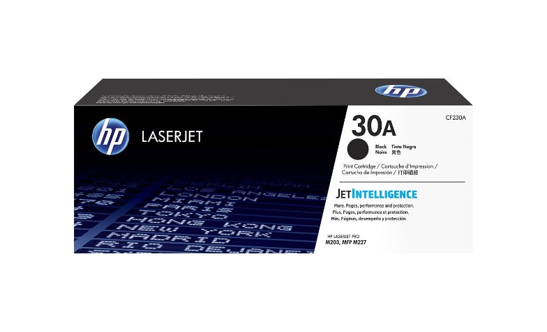 HP 30A Black Original LaserJet Toner Cartridge (CF230A)