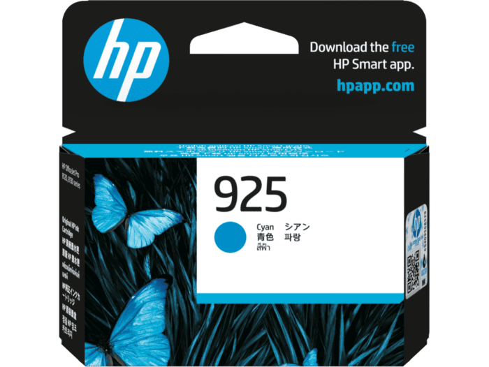 HP 925 Cyan Original Ink Cartridge