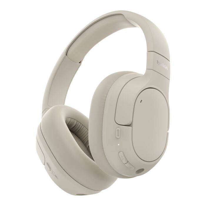 BELKIN SOUNDFORM ISOLATE NOUSE CANCELLING HEADPHONES SAND AUD008HQSA