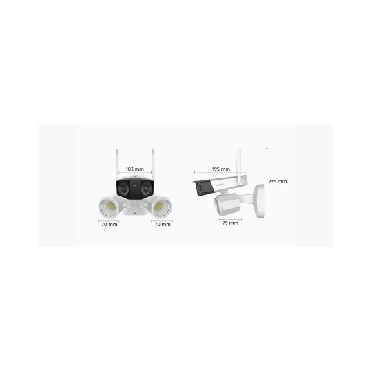 Reolink Duo Floodlight PoE 8MP 4K PoE Floodlight Camera with Dual Lens for 180° Field of View