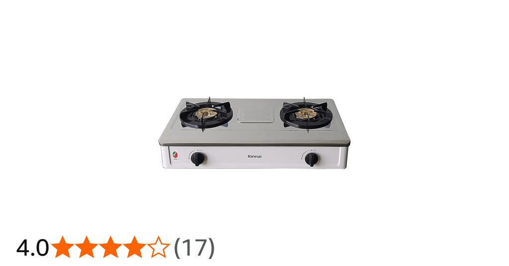 RINNAI GAS PLATE 2 BURNERS WITH SAFETY DEVICE RVE274HWS