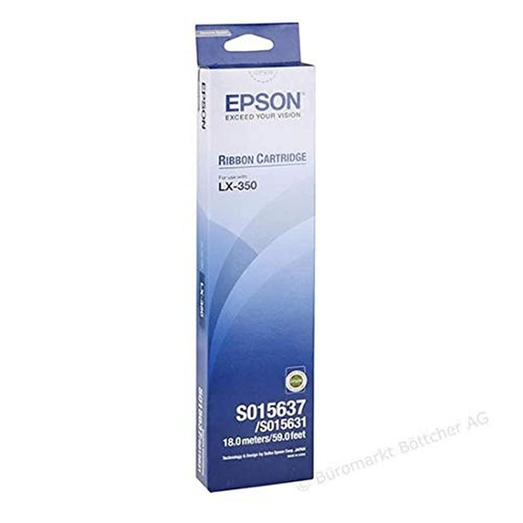 EPSON SIDM BLACK RIBBON CARTRIDGE FOR LX-350/LX-300/+/+II (S015637)