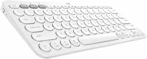 Logitech K380S Multi-Device Bluetooth Keyboard - Tonal White - US INT'L