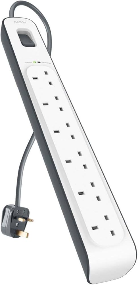 BELKIN 6-OUTLET SURGE PROTECTION STRIP BSV603AF2M