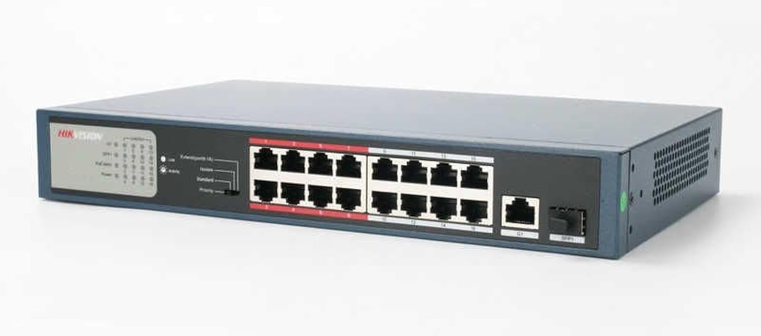 Hikvision Unmanaged 16 Gigabit POE ports DS-3E0518P-E/M DS-3E0518P-E/M