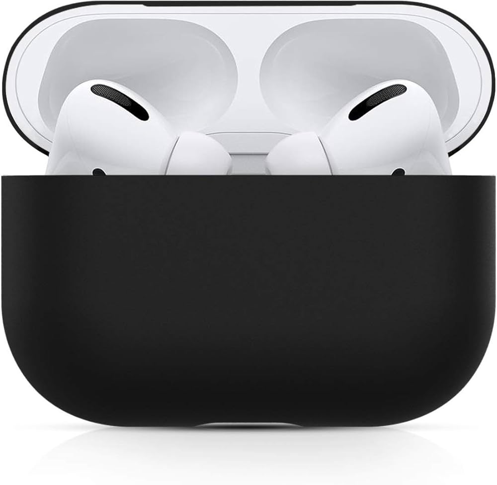 Promate Case for AirPods (SILICASE.BLACK) PRO-AP-SILICASE.BLACK