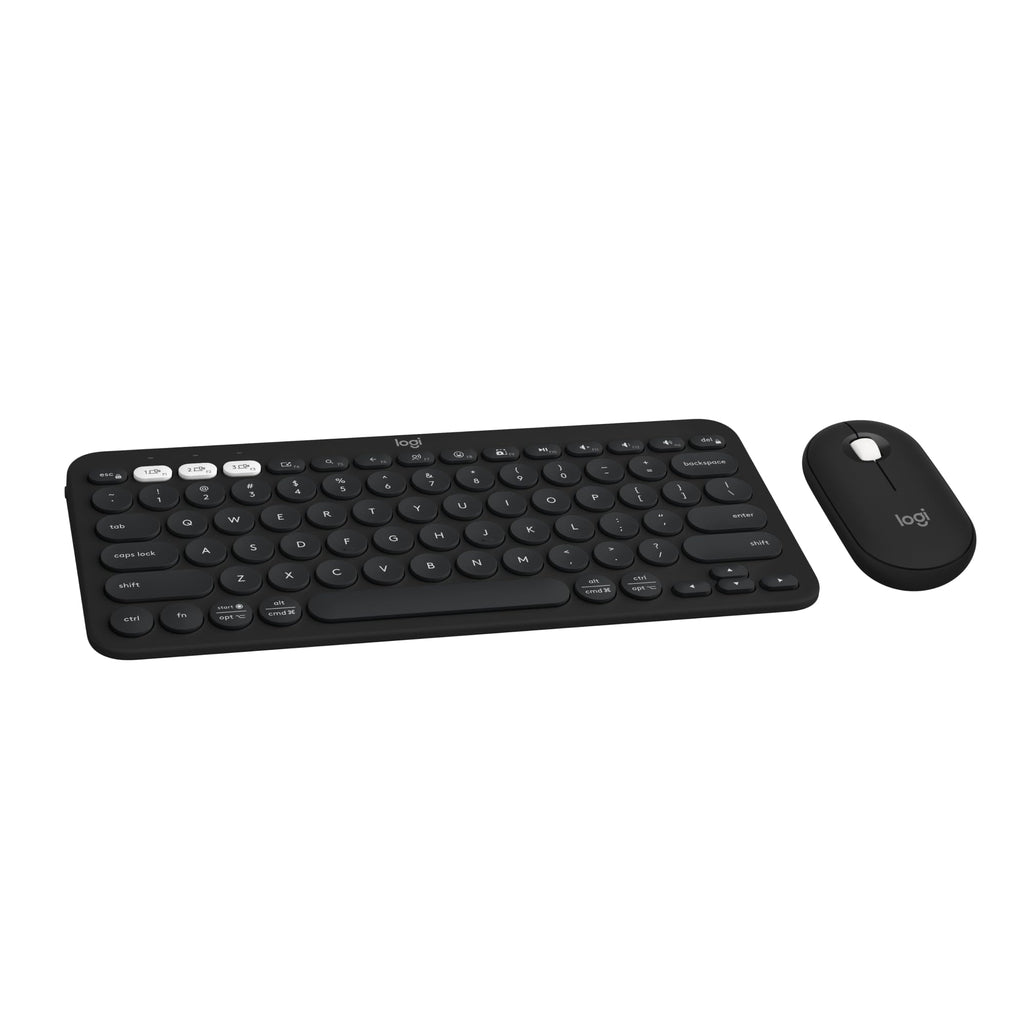 Logitech Pebble 2 Bluetooth Keyboard and Mouse Combo - Tonal Graphite - US INT'L