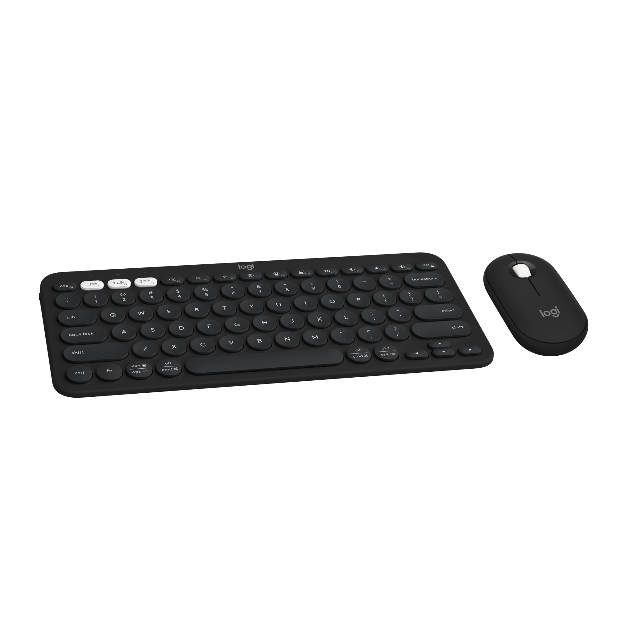 Logitech Pebble 2 Bluetooth Keyboard and Mouse Combo - Tonal Graphite - US INT'L