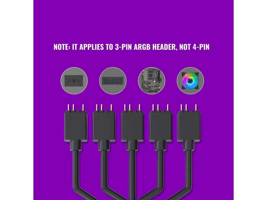 Cooler Master ARGB Splitter 1 to 5 Cable ARGB-CM-SPLITTER