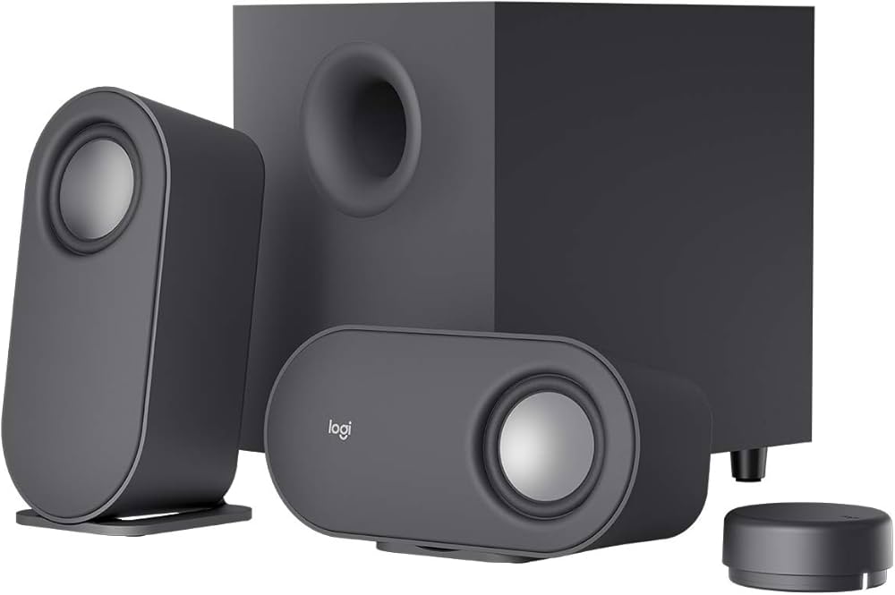 Logitech Z407 Bluetooth computer speakers with subwoofer and wireless control - Graphite 980-001348