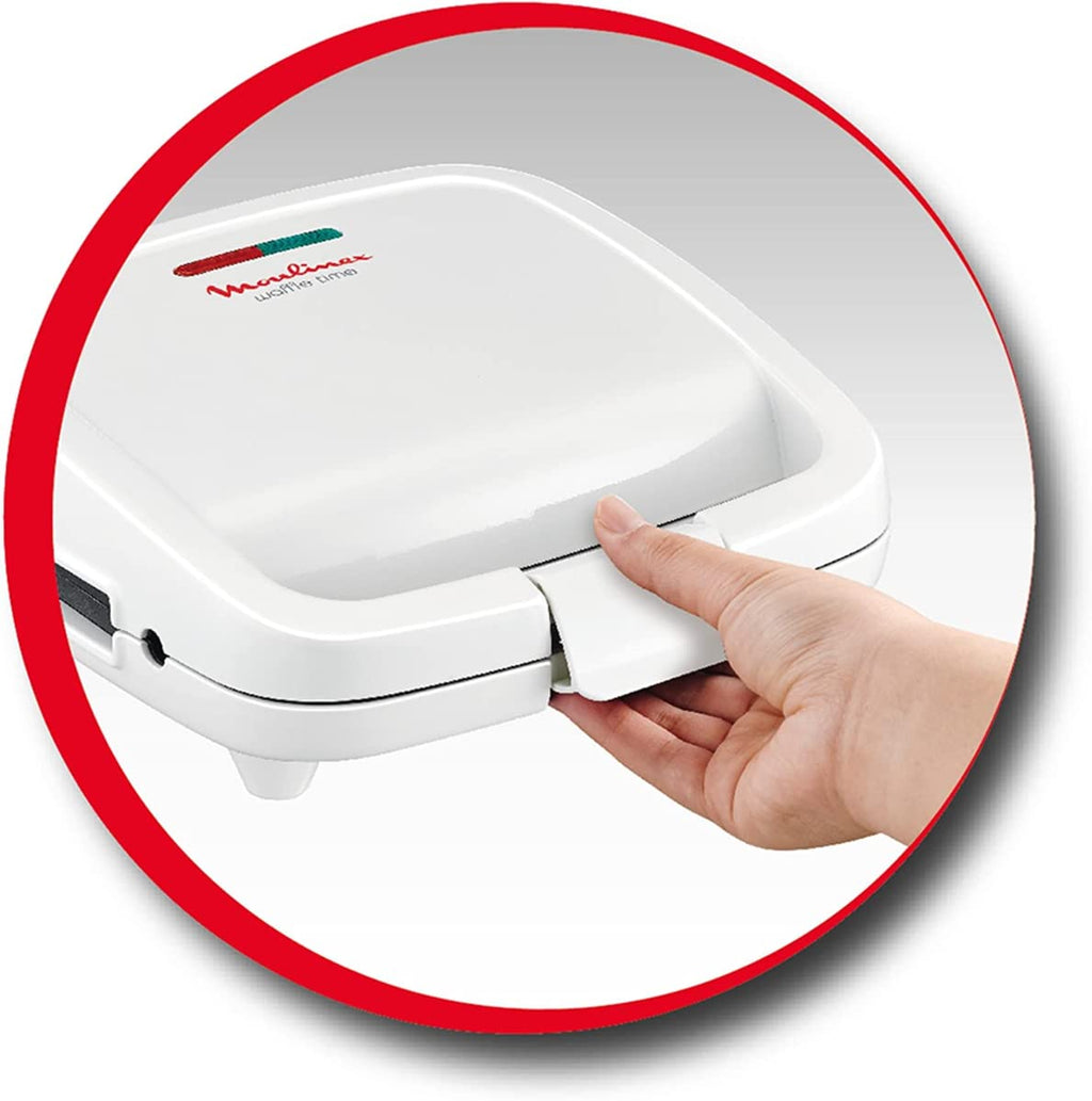 MOULINEX WAFFLE MAKER NEW WAFFLE TIME WJ170112